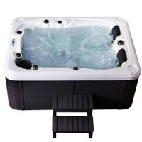 Outdoor Whirlpool BEACH - Mit Treppe und Thermoabdeckung