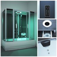 Dampfsauna DIAMOND BIG schwarz