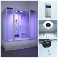 Dampfsauna DIAMOND BIG weiß