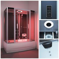 Dampfsauna DIAMOND schwarz