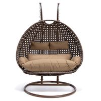 Polyrattan Hängesessel TWIN - Braun
