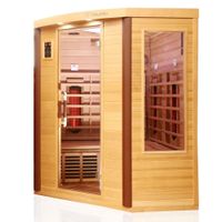 Infrarotkabine Infrarotsauna TORONTO 152cm x 152cm x 190cm Vollspektrum