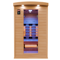 Infrarotkabine Infrarotsauna HYDER 115cm x 105cm x 190cm Vollspektrum