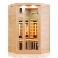 Infrarotkabine Infrarotsauna LAKEFIELD Dual-Therm 120cm x 120cm x 190cm