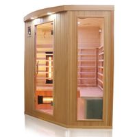 Infrarotkabine Infrarotsauna HALEY 160cm x 160cm x 190cm Vollspektrum
