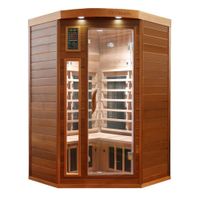 Infrarotkabine Infrarotsauna LAKEFIELD PRO Zeder 120cm x 120cm x 190cm Duo-Strahler