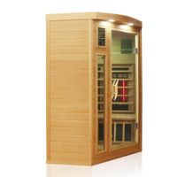 Infrarotkabine Infrarotsauna LAKEFIELD PRO Hemlock/ Zeder 140cm x 140cm x 190cm Duo Strahler