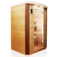 Infrarotkabine Infrarotsauna TORONTO 127cm x 106cm x 190cm Vollspektrum