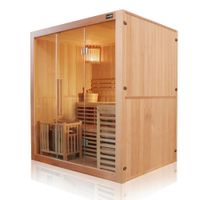 Finnische Sauna SARNIA 180cm x 140cm x 200cm