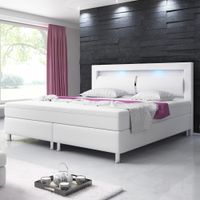 Boxspringbett MILANO ca. 180x200cm- Weiß