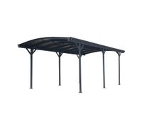 Westmann Carport Rundbogen 17 m² anthrazit