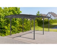 Westmann Carport Rundbogen 17 m² anthrazit