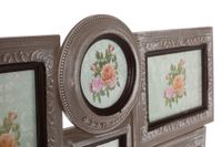 My Flair MDF Family Bilderrahmen "Edda", grau/braun antik