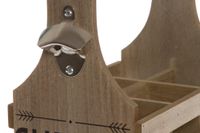 My Flair Flaschenhalter aus Holz "Bobby"