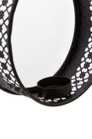 My Flair Spiegelkerzenhalter, 2er-Set "Anandi", schwarz