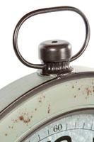 My Flair Wanduhr "Waclaw" aus Holz, grau/silber