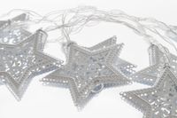 My Flair LED Lichterkette Stern, 200 cm, weiß