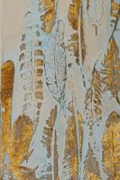 My Flair Ölbild "Madie", 100 x 50 cm - weiß / gold farbend