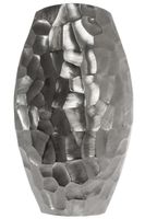My Flair Vase gehämmert Silber, groß