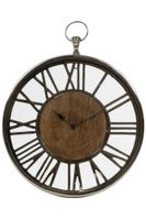 My Flair Wanduhr "Dajana" mit Holzziffernblatt