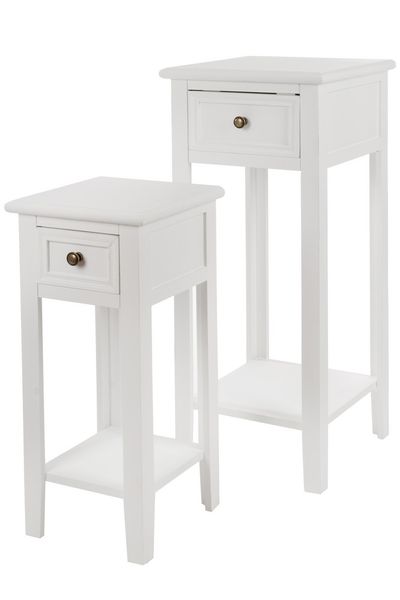 My Flair Telefontisch-Set "Elegance" - antikweiß