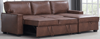 Happy Home Ausziehsofa mit Stauraum HSP33-BRN