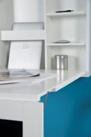 Klapptisch Country mit Schrank, Weiss