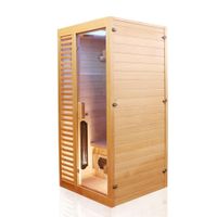 Infrarotkabine HAMLIN 90x90 cm, 4 Keramikstrahler, 1 Person