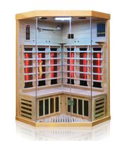 Infrarotkabine Infrarotsauna BRANDON 120cm x 120cm x 190cm Vollspektrumstrahler