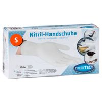 Nitril Einmalhandschuhe 100er, Größe S - Weiß