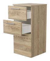 Midischrank 75cm eiche hell seidenglanz