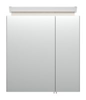 Spiegelschrank 60 inklusive LED-Acrylglaslampe beton EEK: F