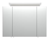 Spiegelschrank 90 inklusive LED-Acrylglaslampe beton EEK: F