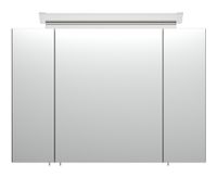 Spiegelschrank 90 inklusive LED-Acrylglaslampe anthrazit seidenglanz EEK: F