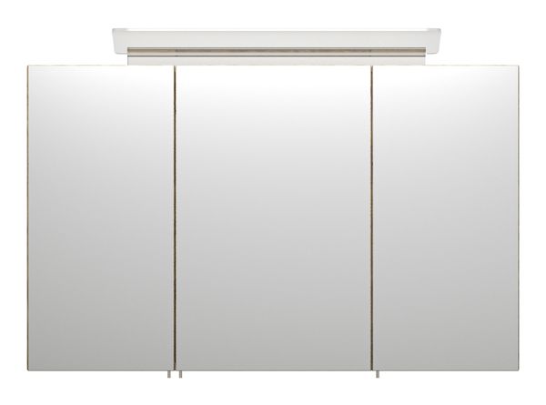 Spiegelschrank 100 inklusive LED-Acrylglaslampe eiche hell EEK: F