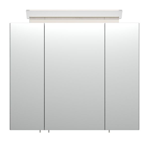 Spiegelschrank 75 inklusive LED-Acrylglaslampe beton EEK: F