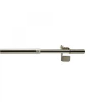 Bistrostange, Scheibengardinenstange, Klemmstange Press-Fix, Edelstahl, ausziehbar 30-50 cm