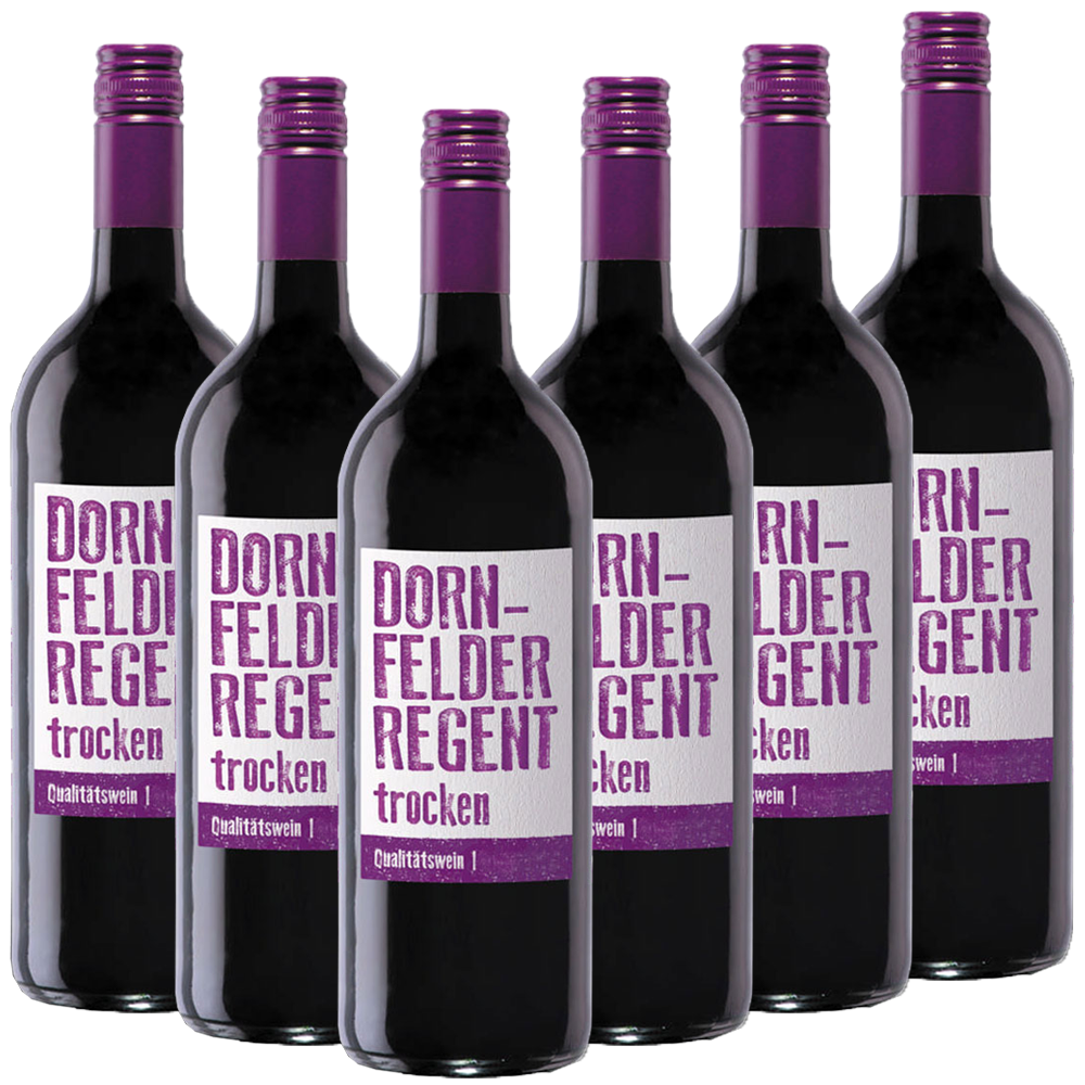 Dornfelder Regent QbA Rhh./Pfalz trocken- 6er Karton