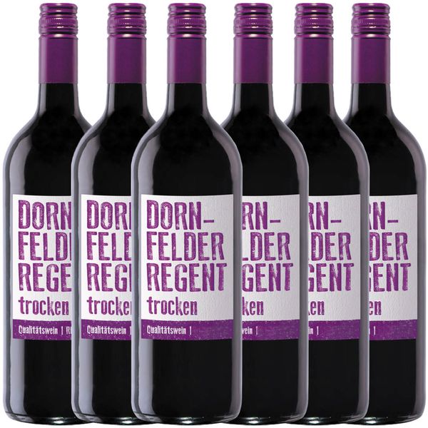Dornfelder Regent QbA Rhh./Pfalz trocken 1l - 6er Karton