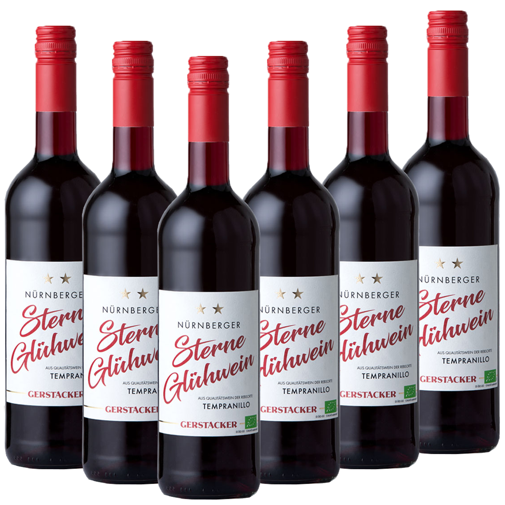 Sterne Bio-Glühwein - 6er-Karton Gerstacker Norma24 DE