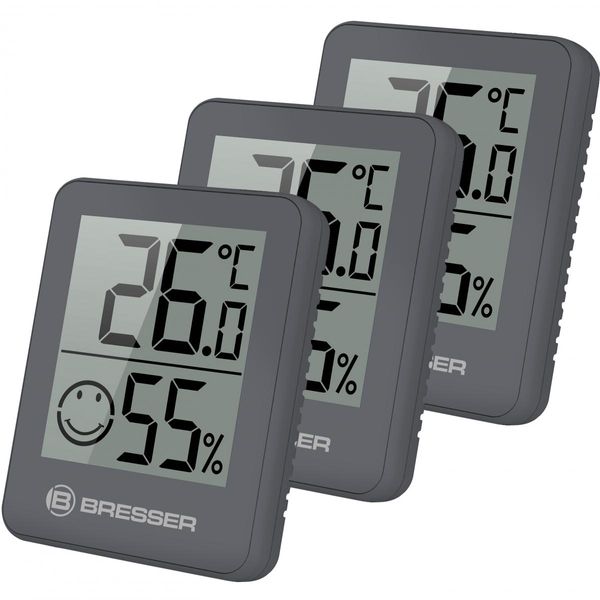 Temeo Hygro Indicator 3er Set grau