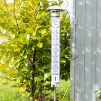 LED Solar-Thermometer mit Erdspieß