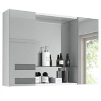 Spiegelschrank Debby weiß