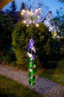 Solar Windspiel "Schmetterling"