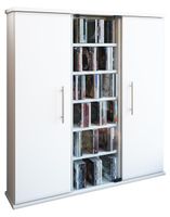 my media CD/DVD-Turm Santo Weiß