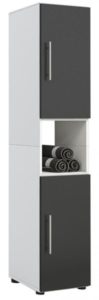 Hochschrank Flandu Schwarz
