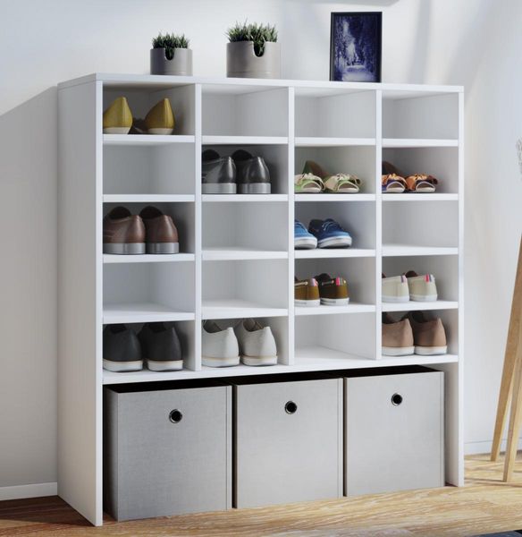 Schuhschrank Hinsol XL Weiß