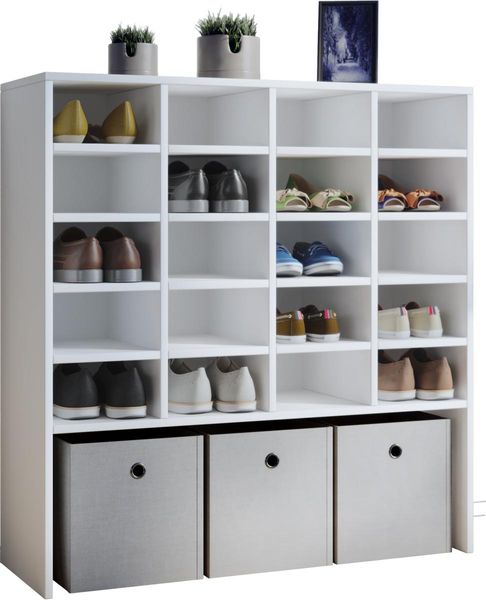 Schuhschrank Hinsol XL Weiß