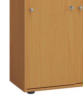 Büroschrank Lona XXL mit Schiebetüren Buche