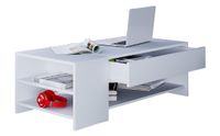 Couchtisch Tindus Weiß/Weiß